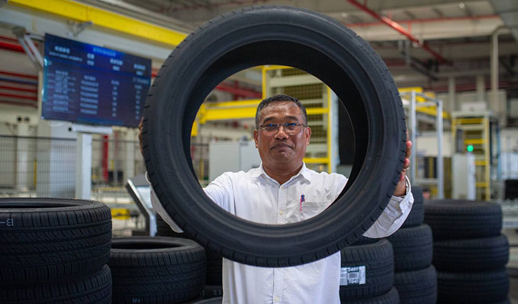 3 tyre factories process 200,000 tonnes of latex a year in Cambodia